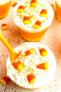1 Portion Candy Corn Pudding