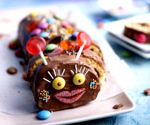 1 Portion Caterpillar Chocolate Roll