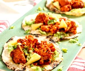 1 Portion Cauliflower Tacos Al Pastor