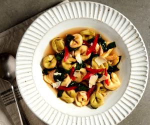 1 Portion Chard İn Parmesan Broth With Tortellini