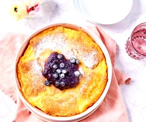 1 Portion Cheese Blintz Soufflé