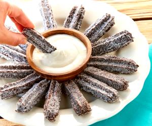 1 Portion Chocolate Cookie Churros