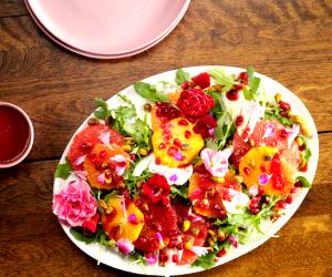 1 Portion Citrus Salad With Beet Vinaigrette