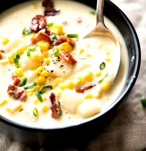 1 Portion Corn And Bacon Chowder