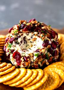 1 Portion Cranberry Pecan Cheese Ball