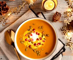 1 Portion Curry, Ginger Kabocha Squash Soup