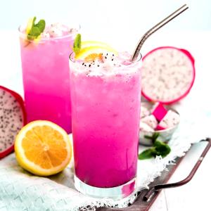 1 Portion Dragon Fruit Lemonade