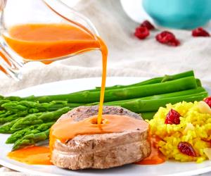 1 Portion Fillet With Rice, Almonds And Cranberries