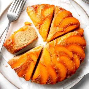 1 Portion Gluten-Free Peach Upside Down Cake