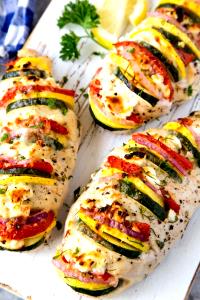 1 Portion Greek Stuffed Chicken