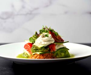 1 Portion Heirloom Tomato And Zucchini Lasagna (Matthew Kenney)