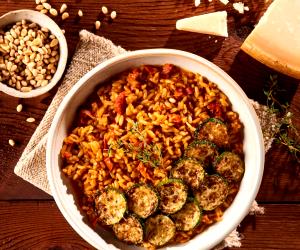 1 Portion Kamut Risotto With Parmesan Zucchini