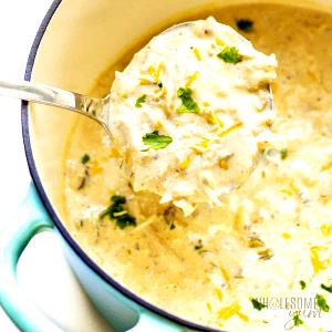 1 Portion Keto White Chicken Chili
