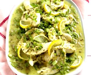 1 Portion Lemon Chicken With Spring Onions