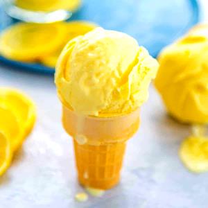 1 Portion Lemon Ice Cream