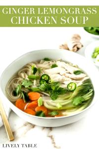 1 Portion Lemongrass Chicken Soup