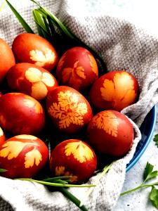 1 Portion Orange Dyed Eggs