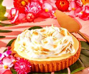 1 Portion Passion Fruit Tart With Meringue