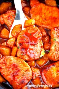 1 Portion Pineapple Pork Chops