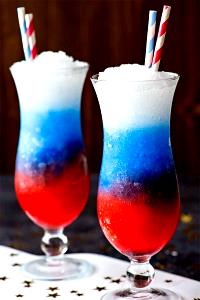 1 Portion Red, White And Blue Frozen Lemonade