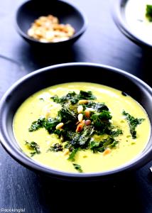 1 Portion Roasted Cauliflower And Kale Soup
