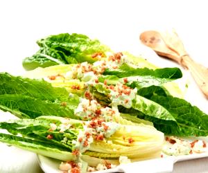 1 Portion Romaine Salad With Blue Cheese And Prosciutto Dust