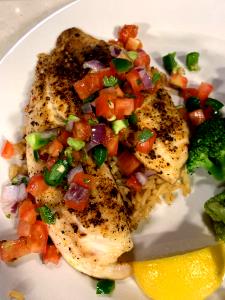 1 portion Santa Fe Tilapia