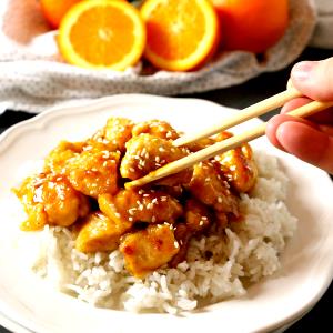 1 Portion Sesame Orange Chicken