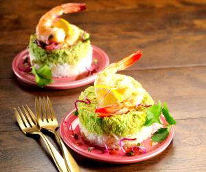 1 Portion Shrimp And Crab Stack