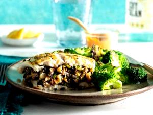 1 Portion Sole Full Portion Wood-Grilled Or Broiled, With Broccoli