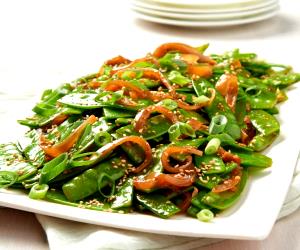 1 Portion Spicy Asian Snow Peas