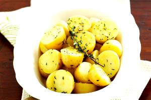 1 Portion Steamed Baby Potatoes