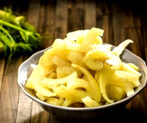 1 Portion Steamed Sliced Fennel Bulbs