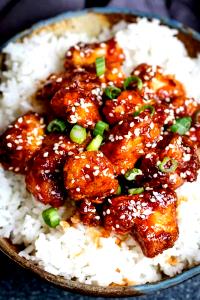 1 Portion Sticky Sesame Chicken