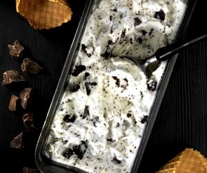 1 Portion Stracciatella Ice Cream