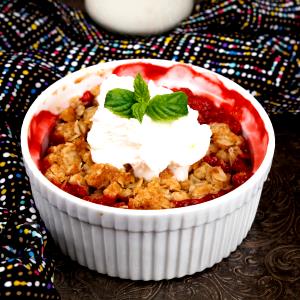 1 Portion Strawberry Crumble