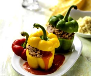 1 Portion Stuffed Peppers With Rice And Tomato Sauce