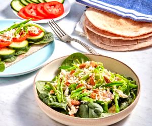 1 Portion Sugar Snap Pea And Chicken Salad