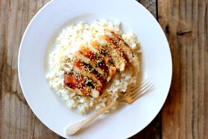 1 Portion Teriyaki Chicken And Rice