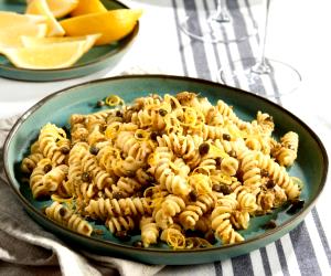 1 Portion Tuna And Caper Sauce Fusilli