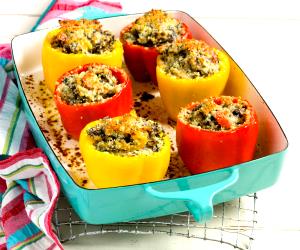 1 Portion Turkey And Wild Rice Stuffed Peppers