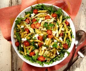 1 Portion Turkey, Asparagus And Goat Cheese Penne