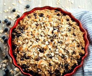 1 Portion Washington Baked Blueberry Oatmeal
