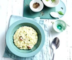 1 Portion Zucchini And Bacon Risotto