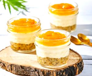 1 Portion Individual Pineapple Cheesecakes