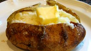 1 potato Baked Potato with Butter