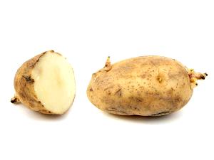 1 Potato Potato, Russet, Flesh & Skin, Raw