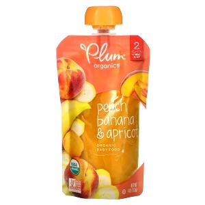 1 pouch (113 g) Peach, Banana, Apricot