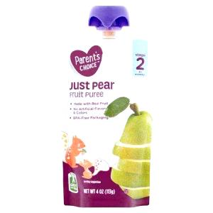 1 pouch (113 g) Pear & Mango