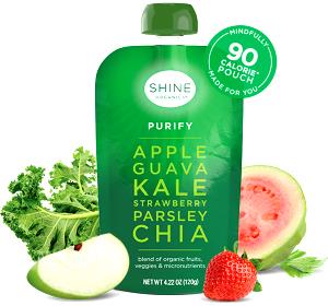 1 pouch (120 g) Apple Guava Kale Strawberry Parsley Chia